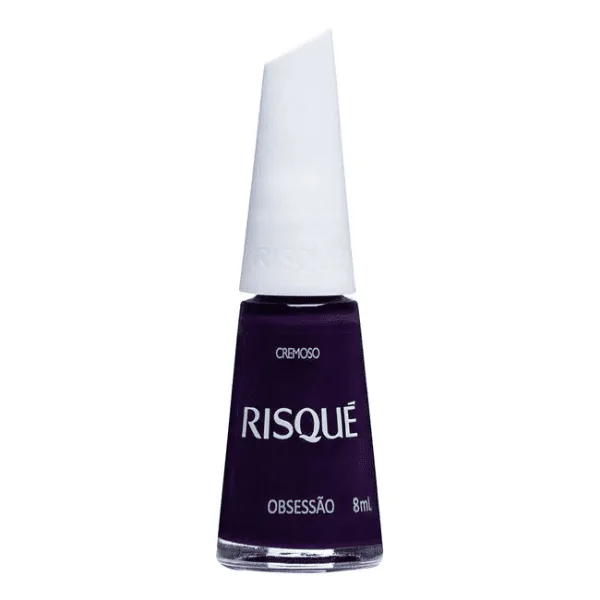 Esmalte Risqué Roxo Cremoso Obsessão - 8ml
