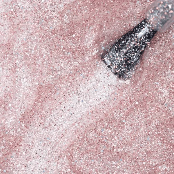 Esmalte Risqué Glitter Granulado Rosé - 8ml - Imagem 4