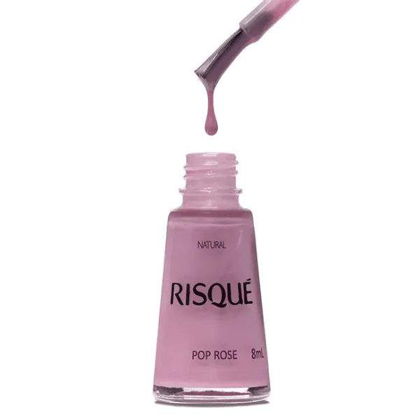 Esmalte Risqué Natural Pop Rosé - 8ml - Imagem 3