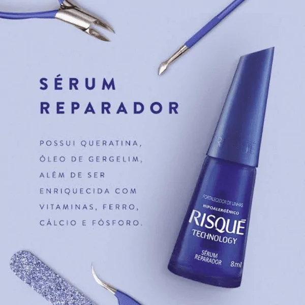 Base Risqué Technology Sérum Reparador - 8ml - Imagem 2