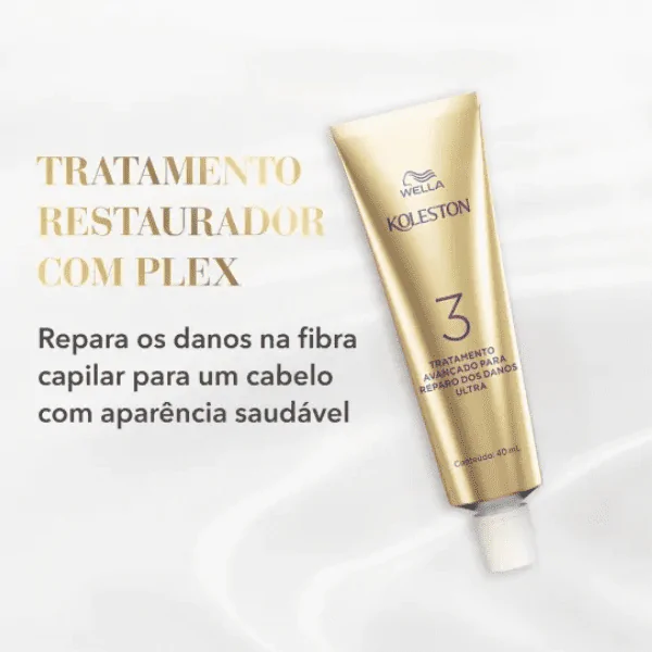 Tinta Cabelo Koleston Louro Avelã 73 - Kit - Imagem 4