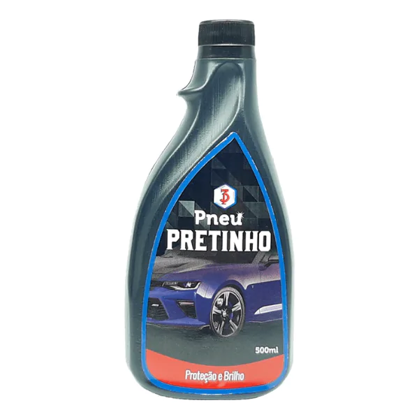Pretinho Pneu 3 Poderes Proteção e Brilho - 500ml