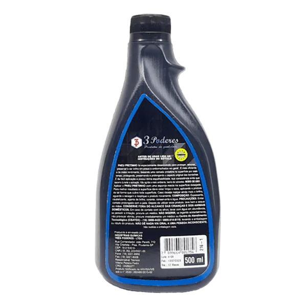 Pretinho Pneu 3 Poderes Proteção e Brilho - 500ml - Imagem 3