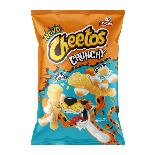 Salgadinho Cheetos Crunchy White Cheddar - 48gr