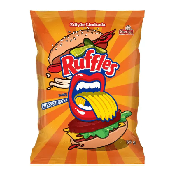 Salgadinho Ruffles Hambúrguer - 35gr - Imagem 1