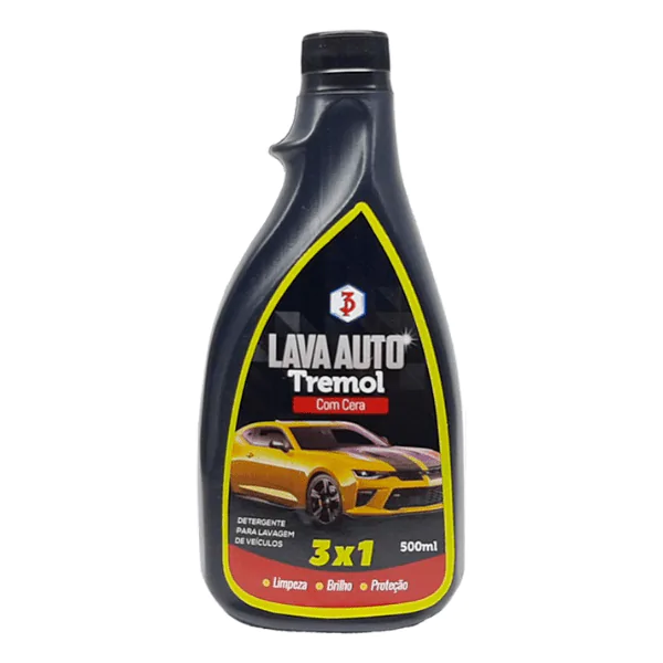 Shampoo Automotivo 3 em 1 com Cera Tremol  - 500ml