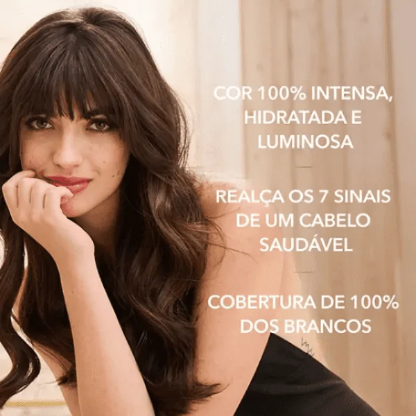 Tinta Cabelo Koleston Castanho Dourado Acobreado 54 - Kit - Imagem 5