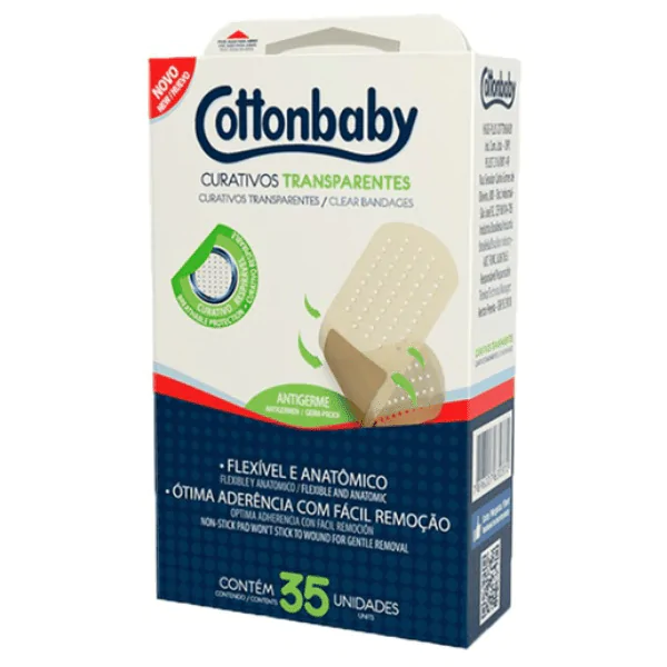 Curativo Transparente Cottonbaby - 35und