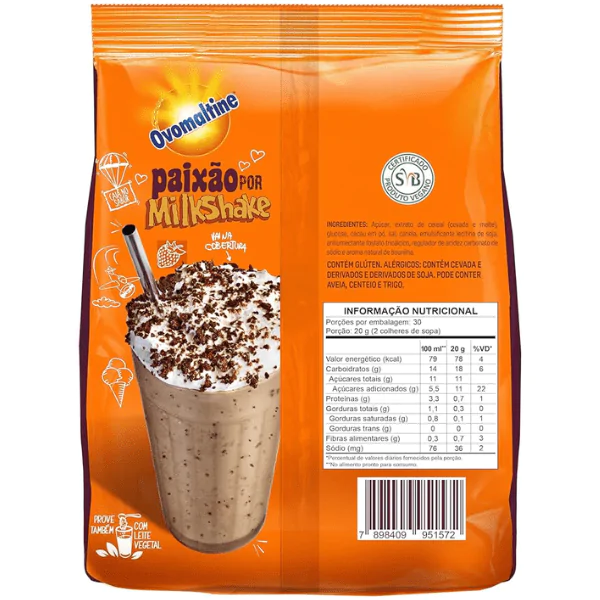 Achocolatado Ovomaltive Flocos Crocante - 600gr - Imagem 2