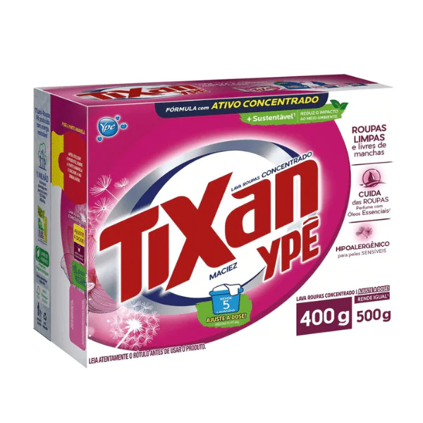 Detergente em Pó Tixan maciez - 400gr