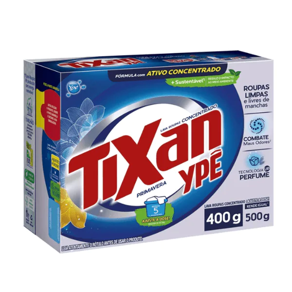 Detergente em Pó Tixan primavera - 400gr