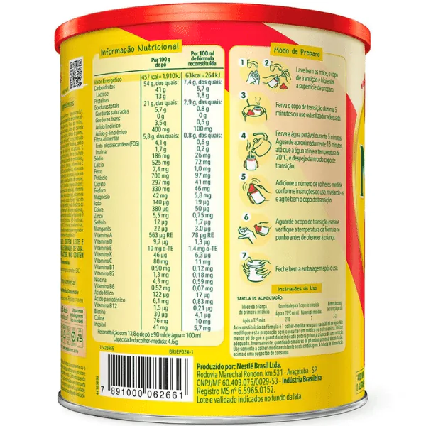 Composto Lácteo Ninho Fases 1+ - 800gr - Imagem 2