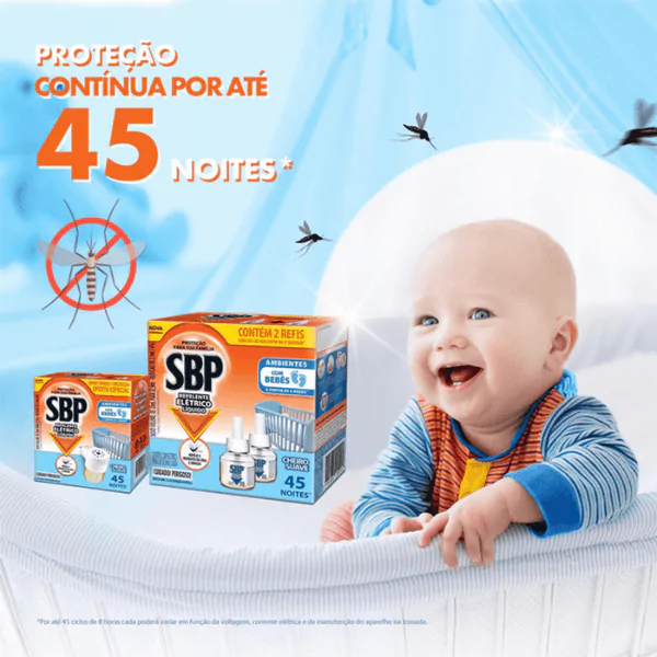 Repelente Elétrico SBP Baby Suave - Aparelho + Refil - Imagem 2