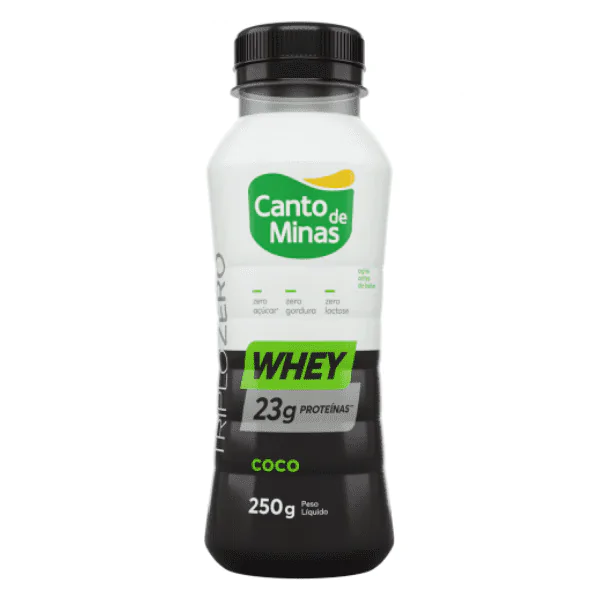 Iogurte Triplo Zero Whey Canto de Minas Coco - 250gr - Imagem 1