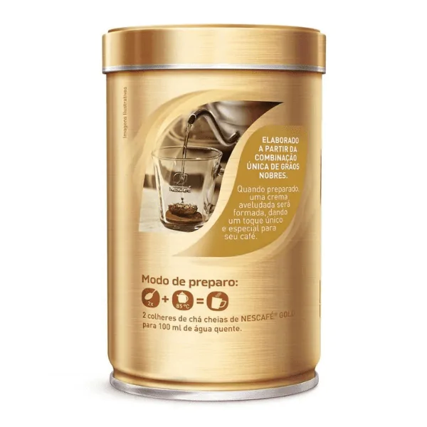 Café Solúvel Suave Nescafé Gold Intensidade 6 - 100gr - Imagem 2