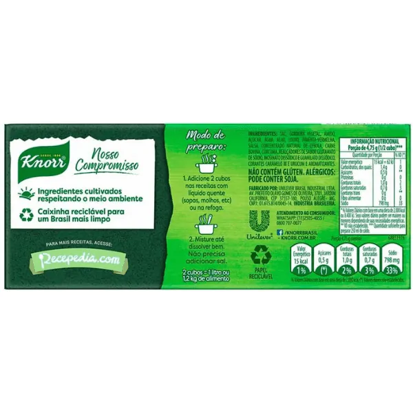 Caldo Knorr Tablete Carne - 114gr - Imagem 2