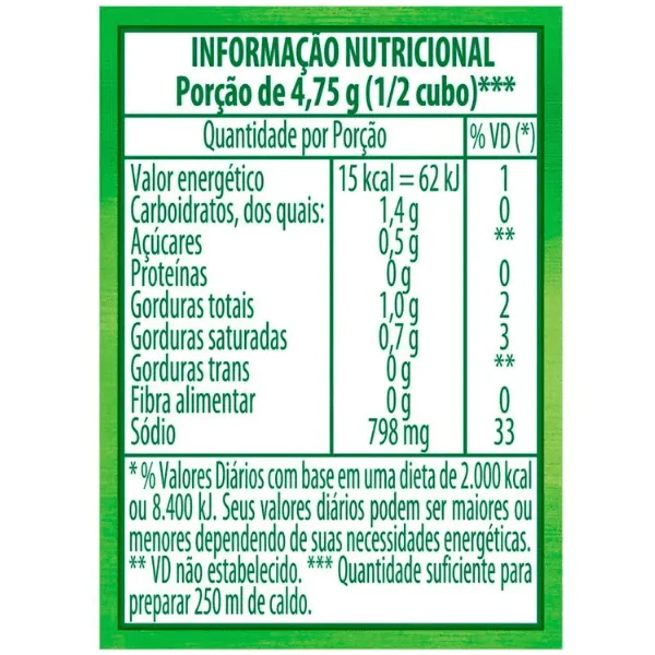 Caldo Knorr Tablete Carne - 114gr - Imagem 3