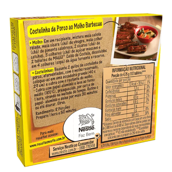 Caldo Tablete Maggi Costela - 57gr - Imagem 2