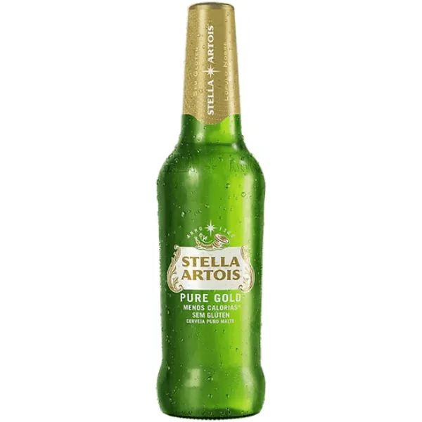 Cerveja Puro Malte Gold Stella Artois Long Neck - 330ml - Imagem 1