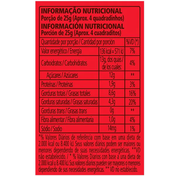 Chocolate Talento Avelãs - 85gr - Imagem 3