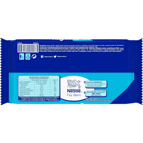 Wafer Nestlé Negresco Baunilha - 110gr - Imagem 3
