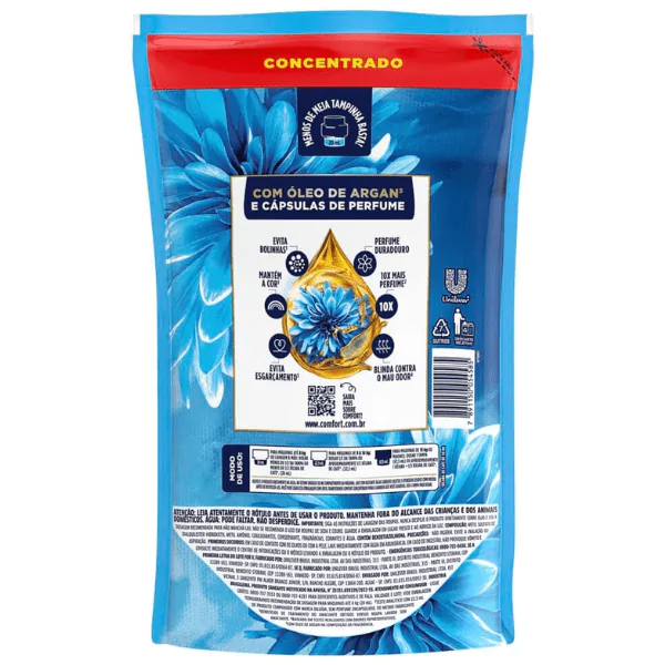 Amaciante Comfort Frescor Intenso Refil - 900ml - Imagem 2