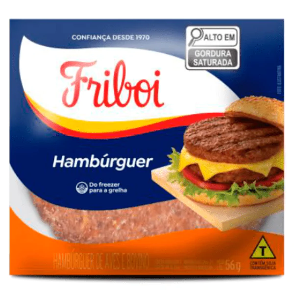 Hamburguer Misto Friboi - 56gr - Imagem 1