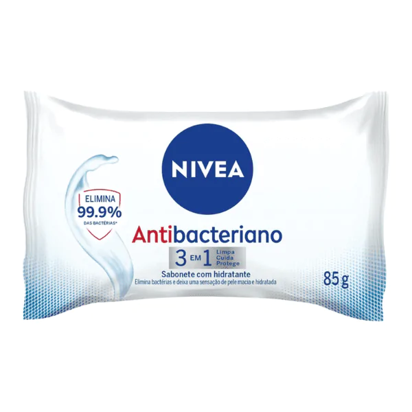 Sabão em Barra Nivea Antibacteriano 3 em 1 - 85gr - Imagem 1
