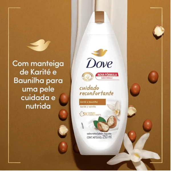 Sabonete Líquido Dove Karité e Baunilha - 250ml - Imagem 5