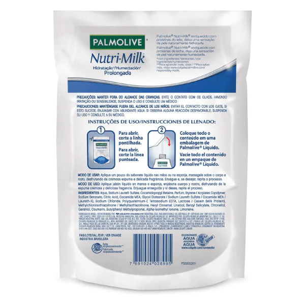 Sabonete Líquido Palmolive Nutri Milk - 200ml - Imagem 2