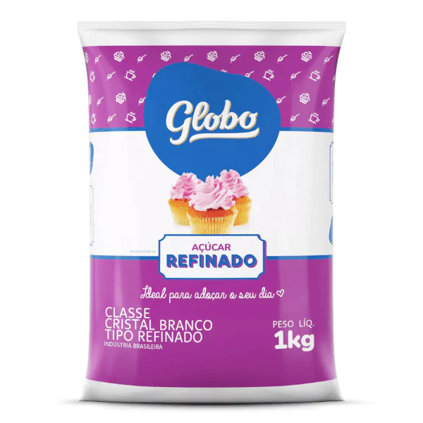Açúcar Refinado Globo - 1Kg - Imagem 1