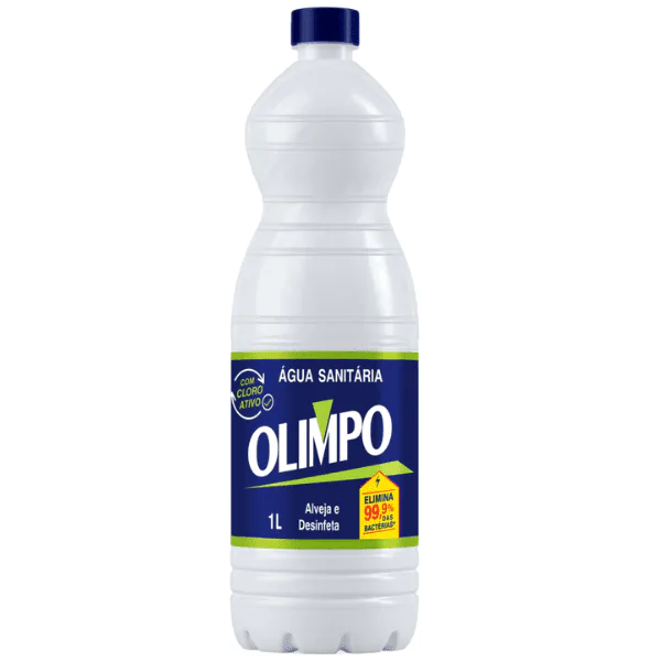 Água Sanitária Olimpo Cloro Ativo - 1L - Imagem 1