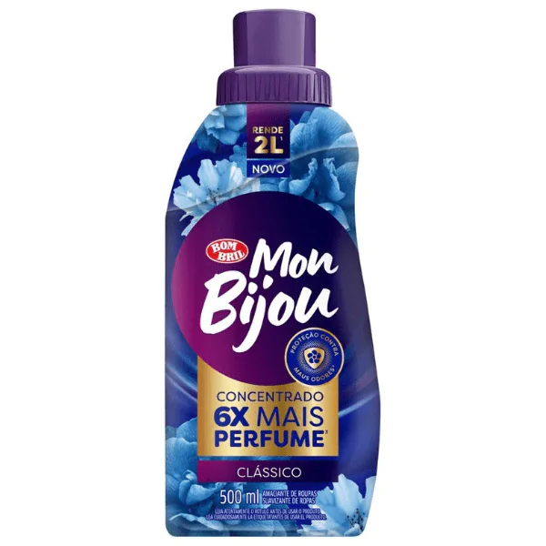 Amaciante Concentrado Mon Bijou  Clássico - 500ml - Imagem 1
