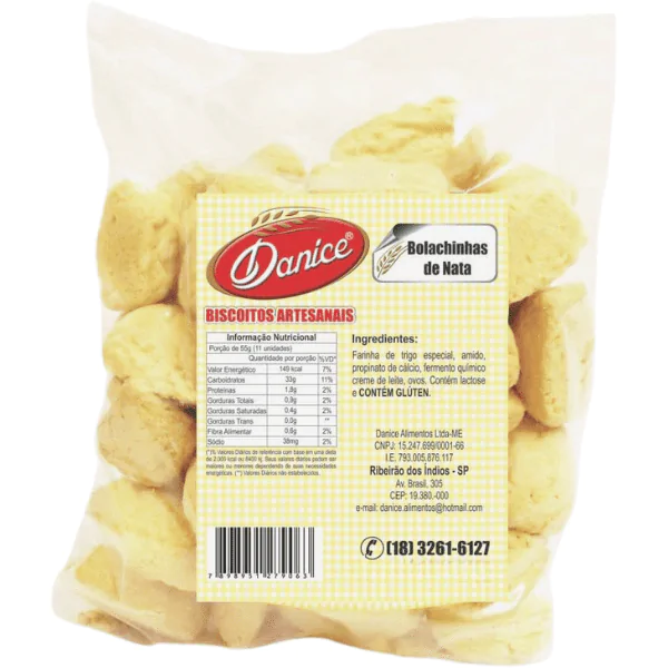 Bolachinha Nata da Nice - 170gr - Imagem 1
