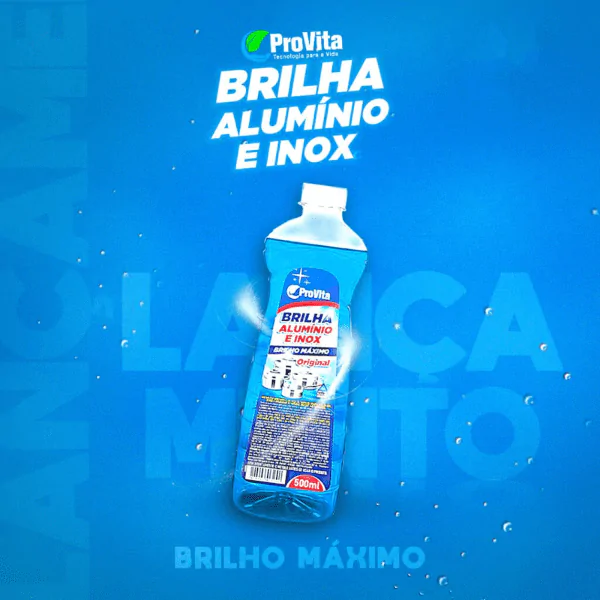Brilha Alumínio e Inox Provita - 500ml - Imagem 2