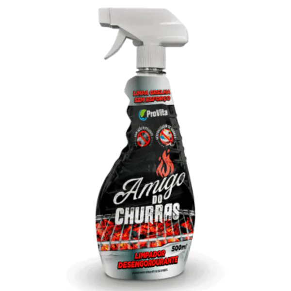 Desengordurante Amigo do Churras Provita - 500ml-1 Desengordurante Amigo do Churras Provita - 500ml - Imagem 1