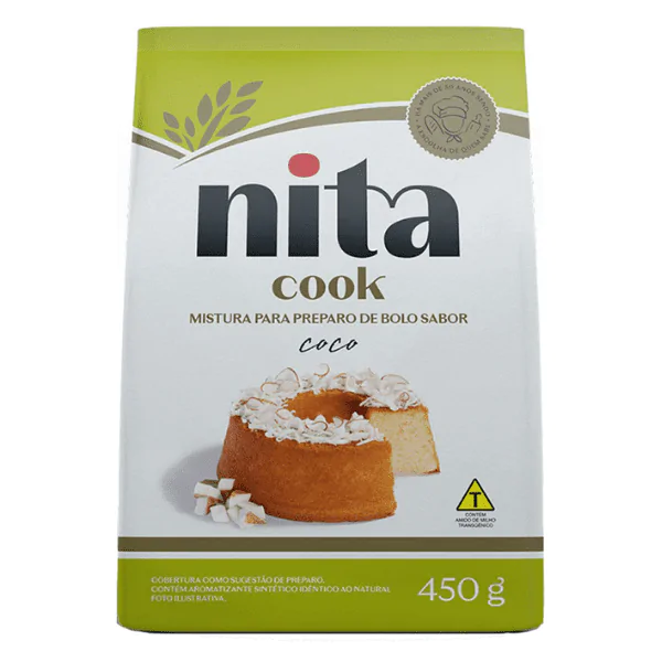 Mistura Bolo Nita Coco - 450gr - Imagem 1