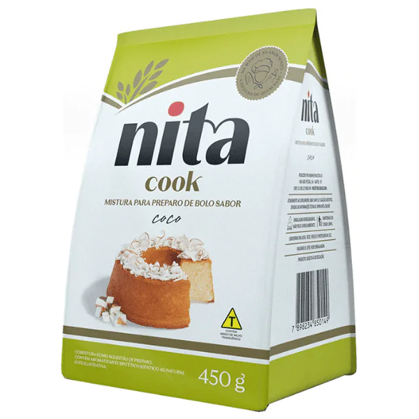 Mistura Bolo Nita Coco - 450gr - Imagem 2