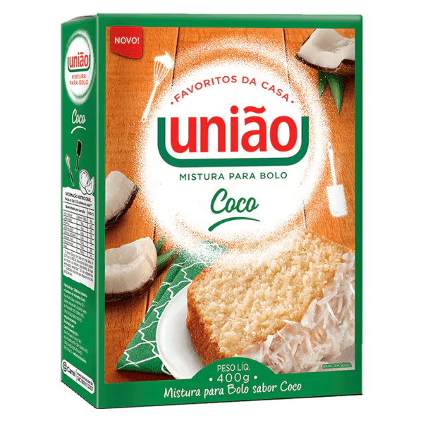 Mistura Bolo União Coco - 400gr