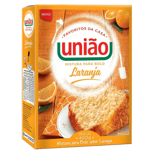 Mistura Bolo União Laranja - 400gr - Imagem 1