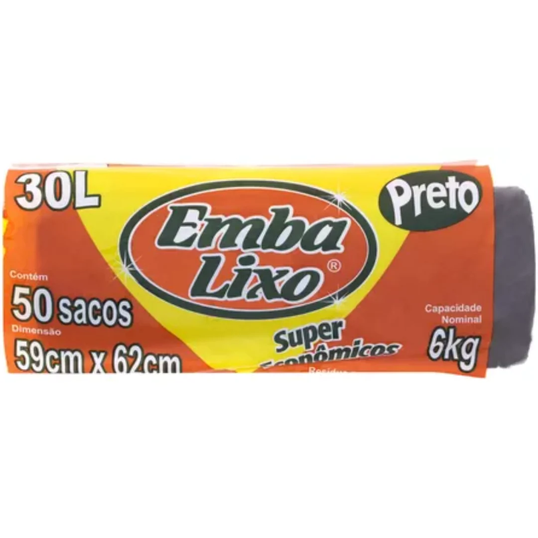 Saco de Lixo Embalixo 30L - 50und - Imagem 1