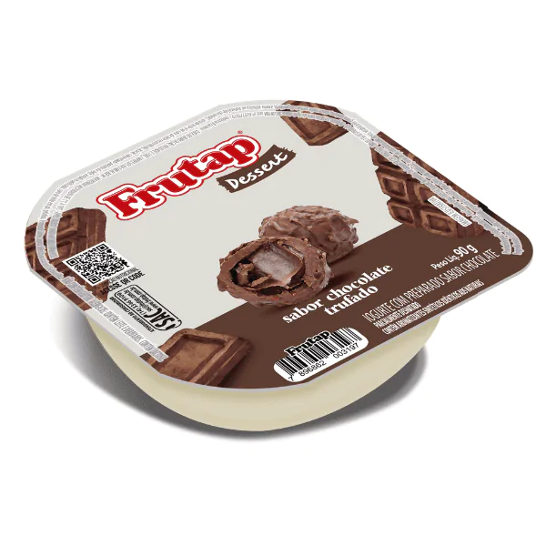 Iogurte Frutap Chocolate Trufado - 90gr-1 Iogurte Frutap Chocolate Trufado - 90gr - Imagem 1