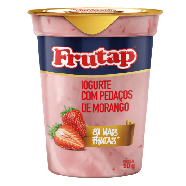 Iogurte Frutap Pedaços Morango - 90gr-1 Iogurte Frutap Pedaços Morango - 90gr - Imagem 1