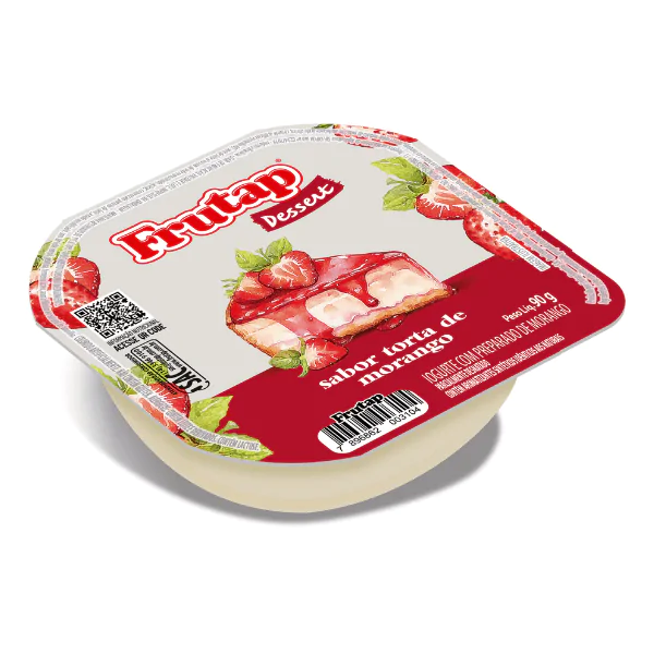 Iogurte Frutap Torta de Morango - 90gr - Imagem 1