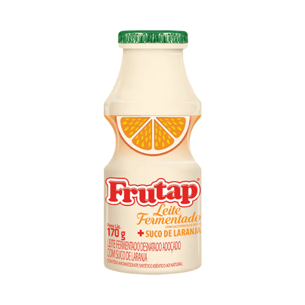 Leite Fermentado Frutap Laranja - 170gr-1 Leite Fermentado Frutap Laranja - 170gr - Imagem 1