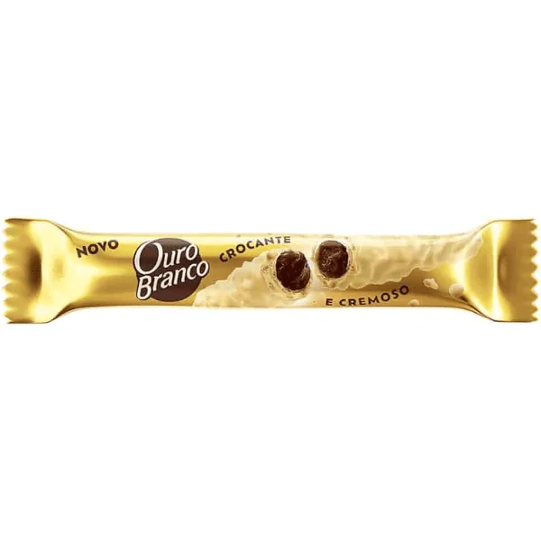 Stick Wafer Ouro Branco - 25gr-1 Stick Wafer Ouro Branco - 25gr - Imagem 1