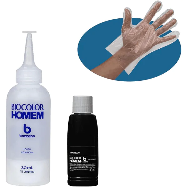 Tinta Cabelo Bozzano Louro Escuro - Kit - Imagem 4