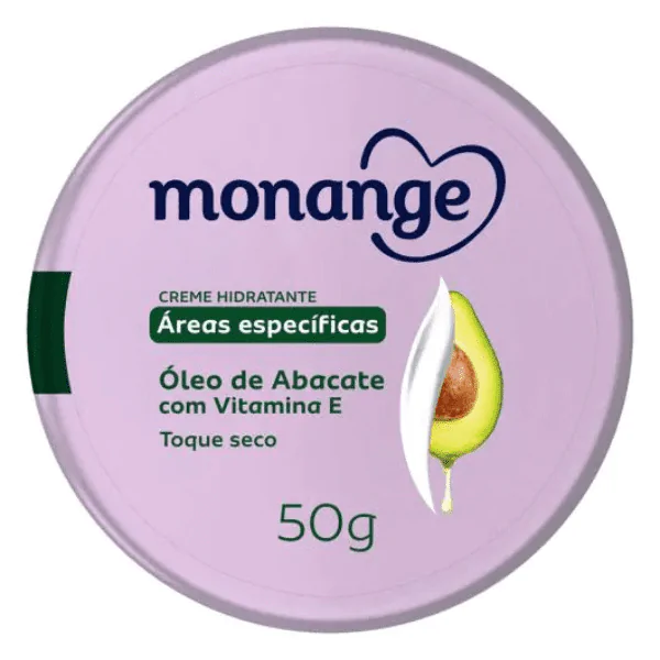 Creme Hidratante Monange Áreas Específicas Abacate - 50gr - Imagem 3