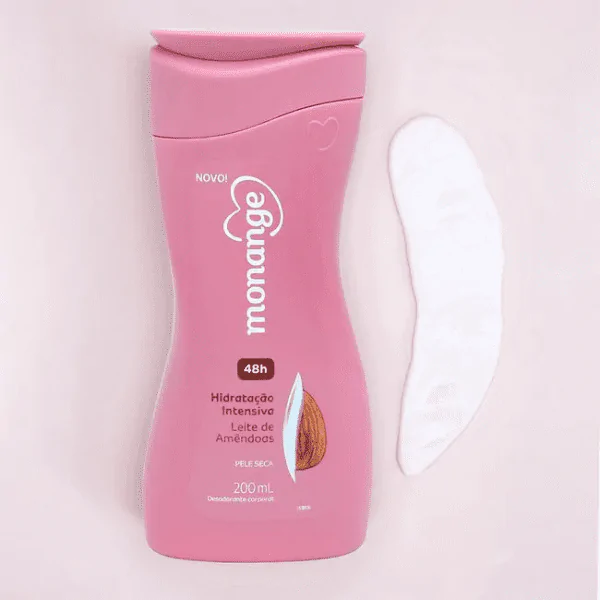 Creme Hidratante Intensivo Monange Pele Seca Leite - 200ml - Imagem 3