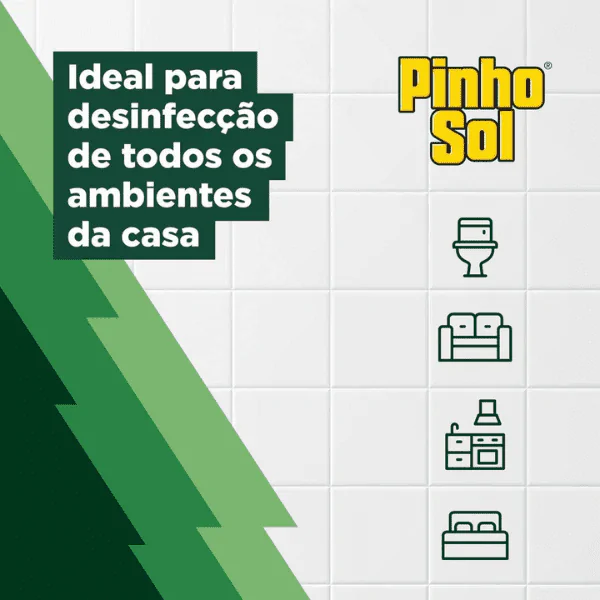 Desinfetante Pinho Sol Perfumado Limão - 500ml - Imagem 2